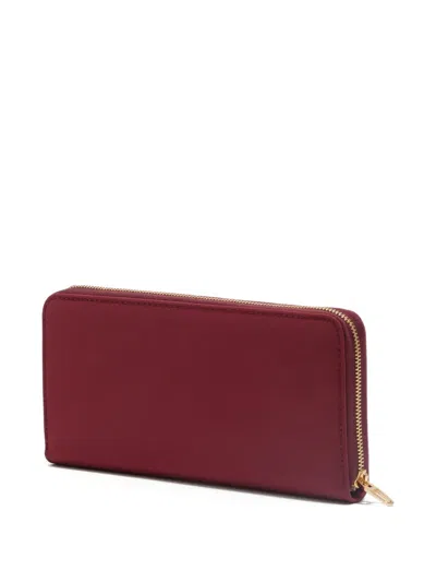 Bimba Y Lola Rectangular Zipped Wallet In Red