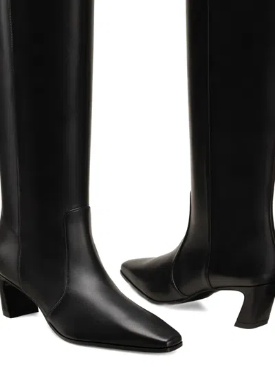 Stuart Weitzman 50mm Stassi Boots In Black