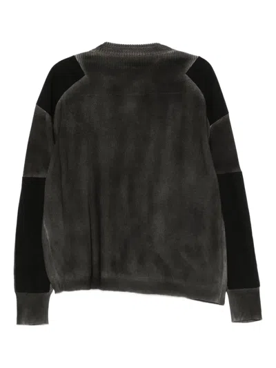 The Viridi-anne Object Dyed Cardigan In Animal Print