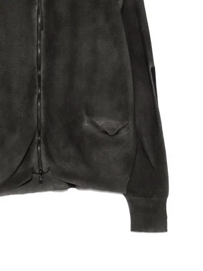 The Viridi-anne Object Dyed Cardigan In Animal Print