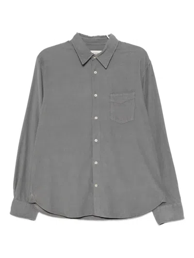 Officine Generale Benoit Shirt In Gray