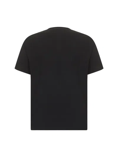 Brunello Cucinelli Women Black Cotton Jersey Monili T-shirt In Black