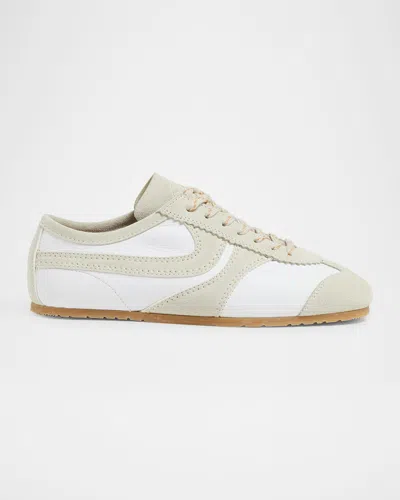 Dries Van Noten Leather Sneaker In Multi