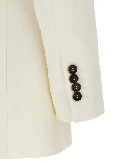 Brunello Cucinelli Tailored Blazer With Double-breasted Design In Multi