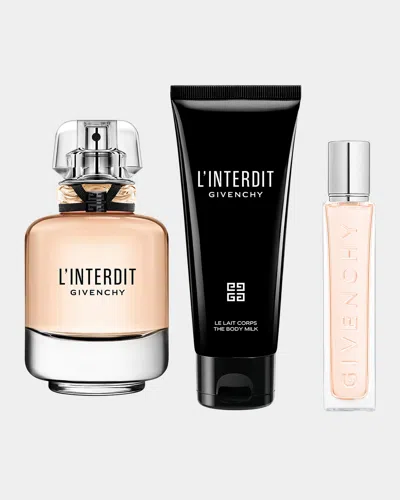 Givenchy 3-pc. L'interdit Eau De Parfum Gift Set In Transparent
