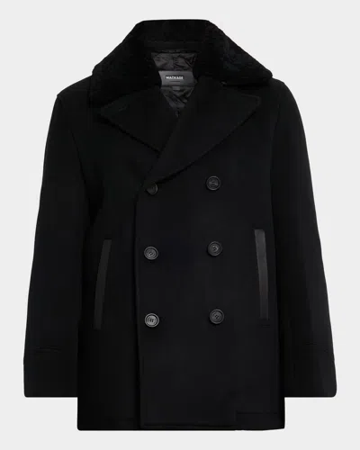 Mackage Men's Cole Wool Double Breasted Jacket In Multi