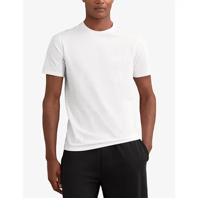 Reiss Mens White Flex Set Of Two Stretch-jersey T-shirts Xl In White