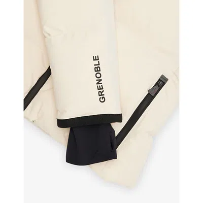 Moncler Miscellaneous New Guyane Padded Shell-down Ski Jacket 8- In White