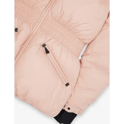 Moncler Light Pink Wollemi Long-sleeve Shell-down Jacket 8- In Pink