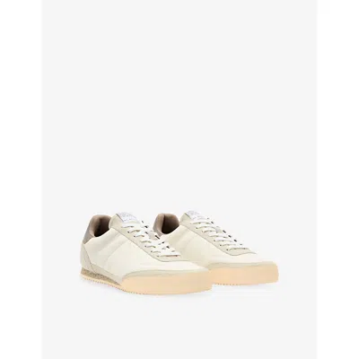Allsaints Leather Harri Low-top Sneakers In White