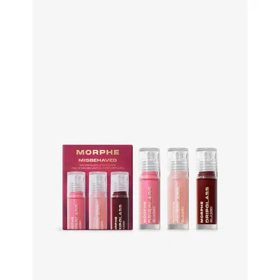 Morphe Misbehaved Mini Dripglass Lip Gloss Trio In Multi