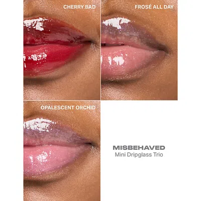 Morphe Misbehaved Mini Dripglass Lip Gloss Trio In Multi