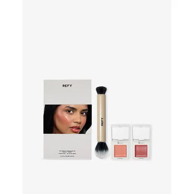 Refy Cream Blush And Brush Duo Set In Transparent
