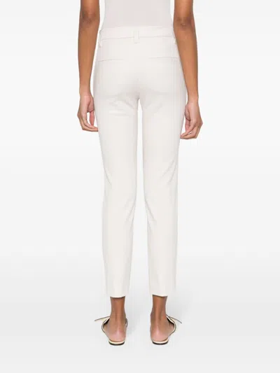 Brunello Cucinelli Women Slim Cropped Trousers In White