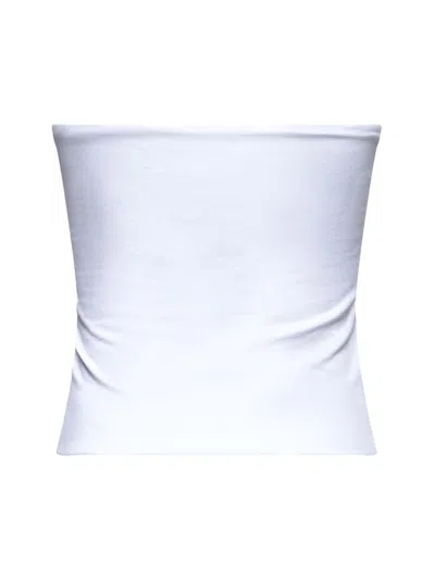Brunello Cucinelli Women White Jersey Bandeau Top In White