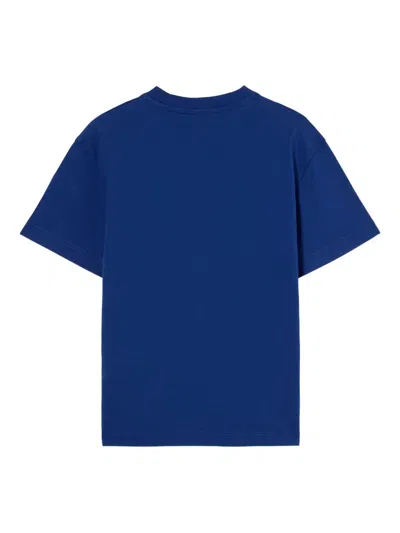 Off-white Logo Puff T-shirt In Blue