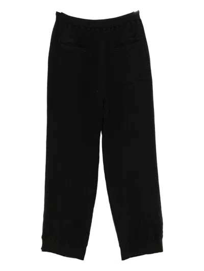 The Viridi-anne Puffer Wide Leg Pant In Black
