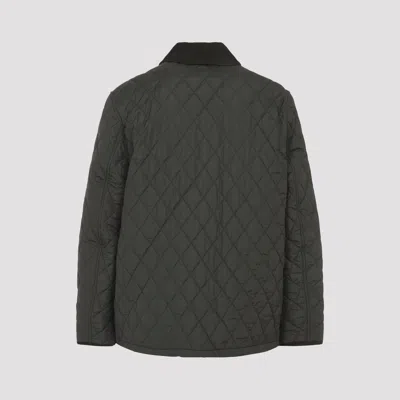 Burberry Haddington Diamond-quilted Jacket In Black
