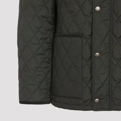 Burberry Haddington Diamond-quilted Jacket In Black