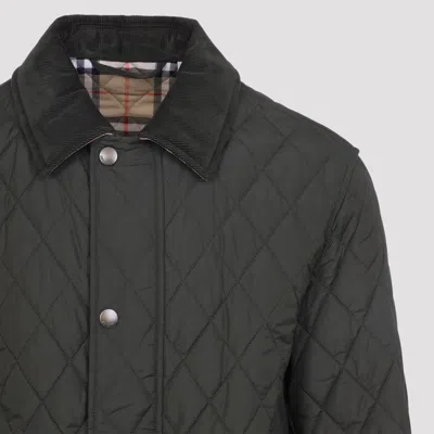Burberry Haddington Diamond-quilted Jacket In Black