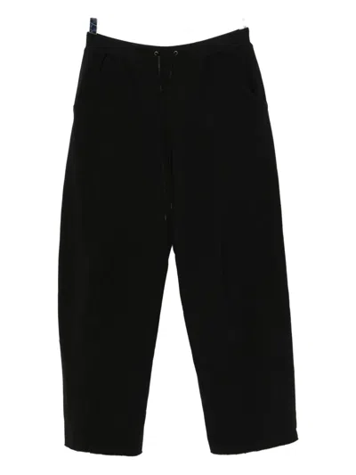 The Viridi-anne Sweat Wide Pants In Black