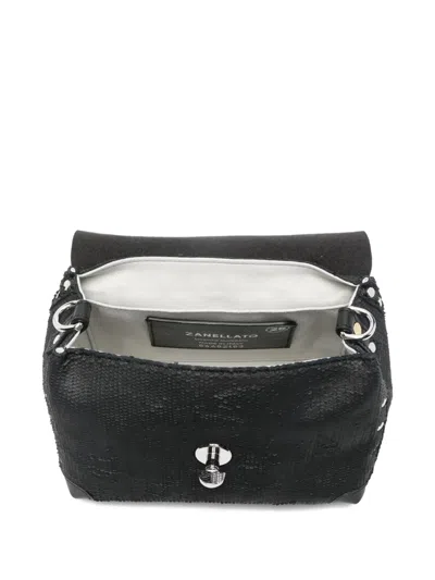 Zanellato Mini Handbag Featuring Adjustable Strap In Black