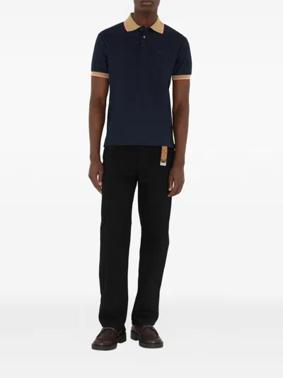 Burberry Men's Cotton Polo Shirts In Multi