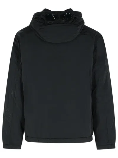 C.p. Company Black Polyamide Jacket In Black