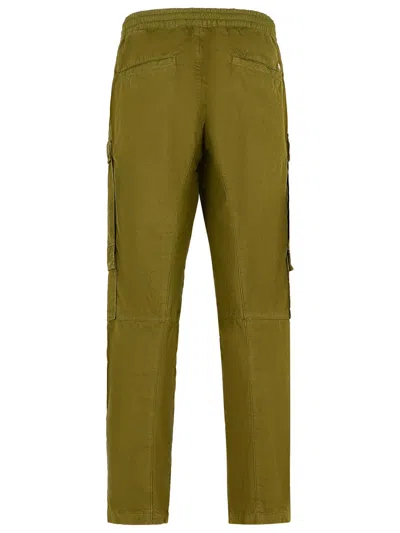 C.p. Company Utility Trousers With Cargo And Pockets In Green