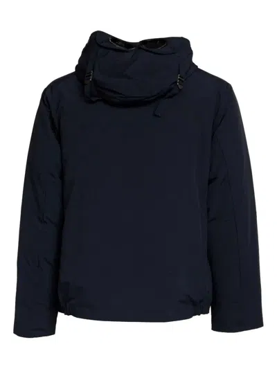 C.p. Company Micro-m Recycled Medium Jacket In Blue