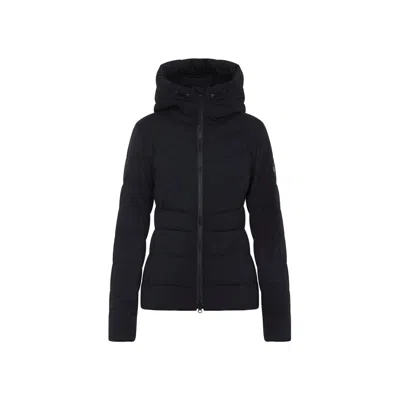 Canada Goose Feather-filled Quilted Black Polyamide Claire Jacket In Blue
