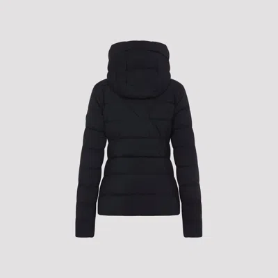 Canada Goose Feather-filled Quilted Black Polyamide Claire Jacket In Blue