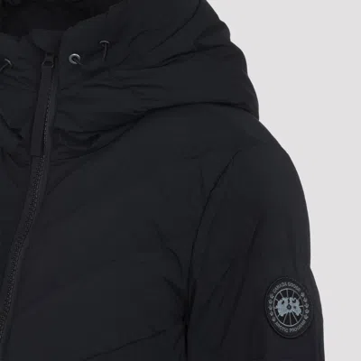 Canada Goose Feather-filled Quilted Black Polyamide Claire Jacket In Blue