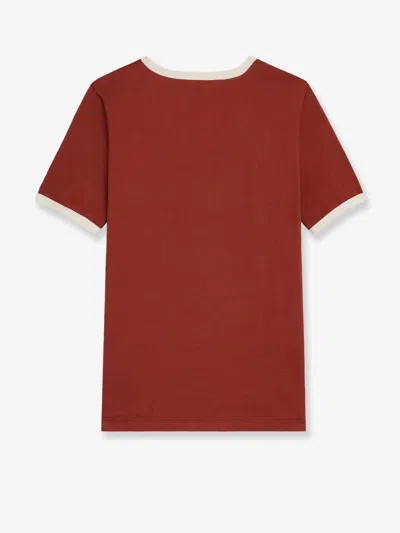Celine Women Cotton T-shirt In Brown