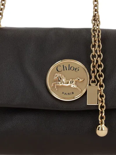 Chloé Heritage Small Crossbody Bag In Black