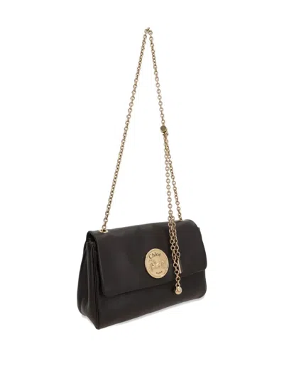 Chloé Heritage Small Crossbody Bag In Black
