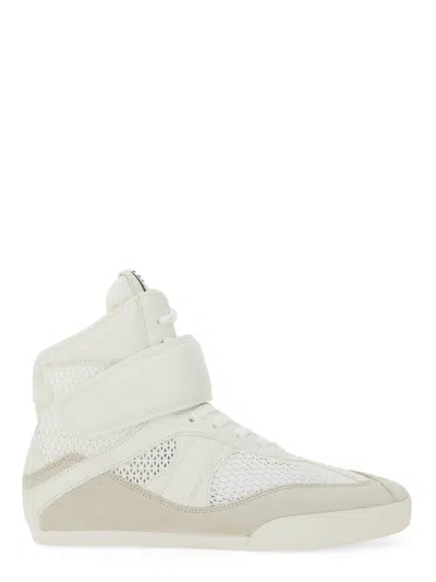 Chloé Mesh And Suede Kick High-top Sneakers In Animal Print