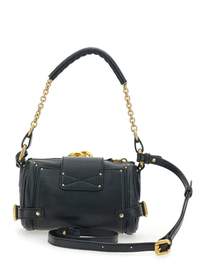 Chloé Black Leather Small Paddington Shoulder Bag