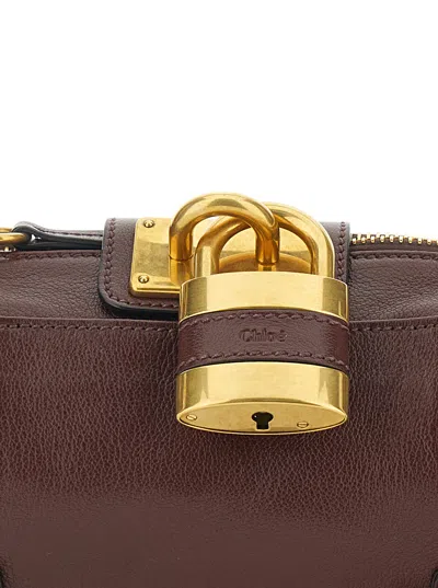 Chloé Crafty Brown Small Paddington Chain Bag In Brown