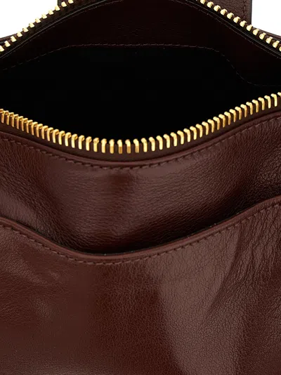 Chloé Crafty Brown Small Paddington Chain Bag In Brown