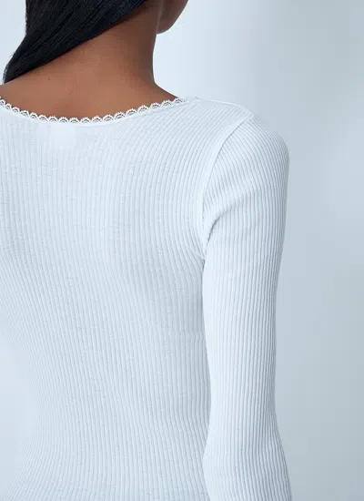 Chloé Women Cotton Cardigan In White