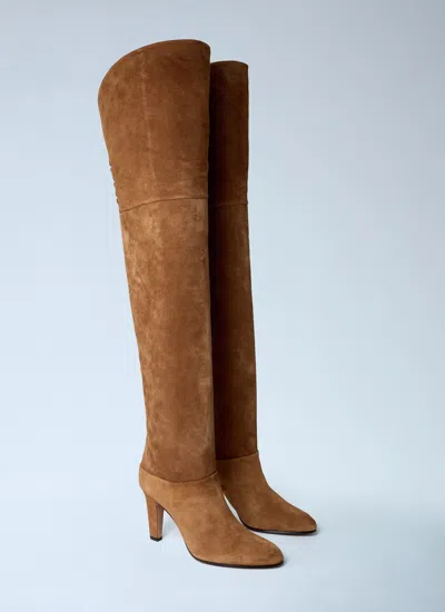 Chloé Women Eve Thigh-high Boots In Multi