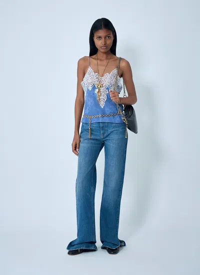 Chloé Women Five-pocket Jeans In Blue