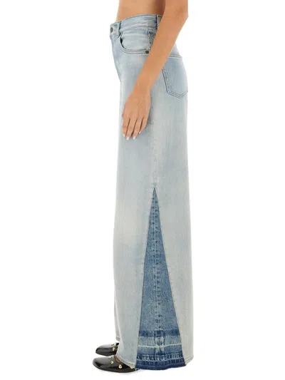 Chloé Relaxed Wide Leg Jeans In Blue