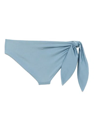 Chloé Chloe' Women Nylon Bikini Slip In Blue