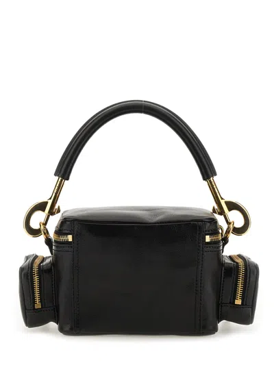 Chloé Chlo Black Leather Camera Bag Crossbody Bag In Black
