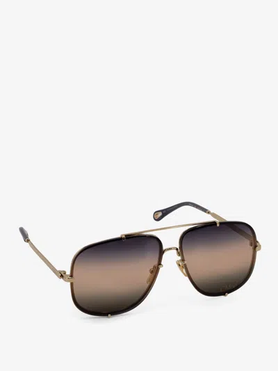 Chloé Essential Aviator Sunglasses In Multi