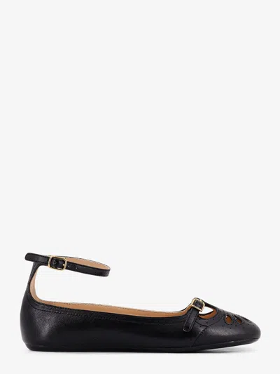 Chloé Black Misty Ballerinas In Black