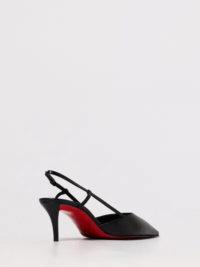 Christian Louboutin Women Miss Z Leather Slingback Pumps In Black