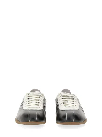 Y-3 Tokyo Leather Sneakers In Black